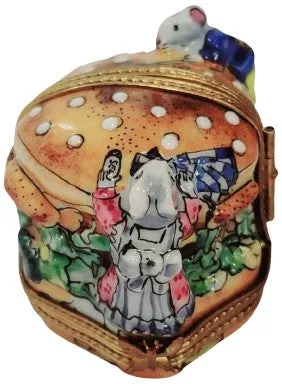 3 Hinged Mice House Eating Cheeseburger Rare