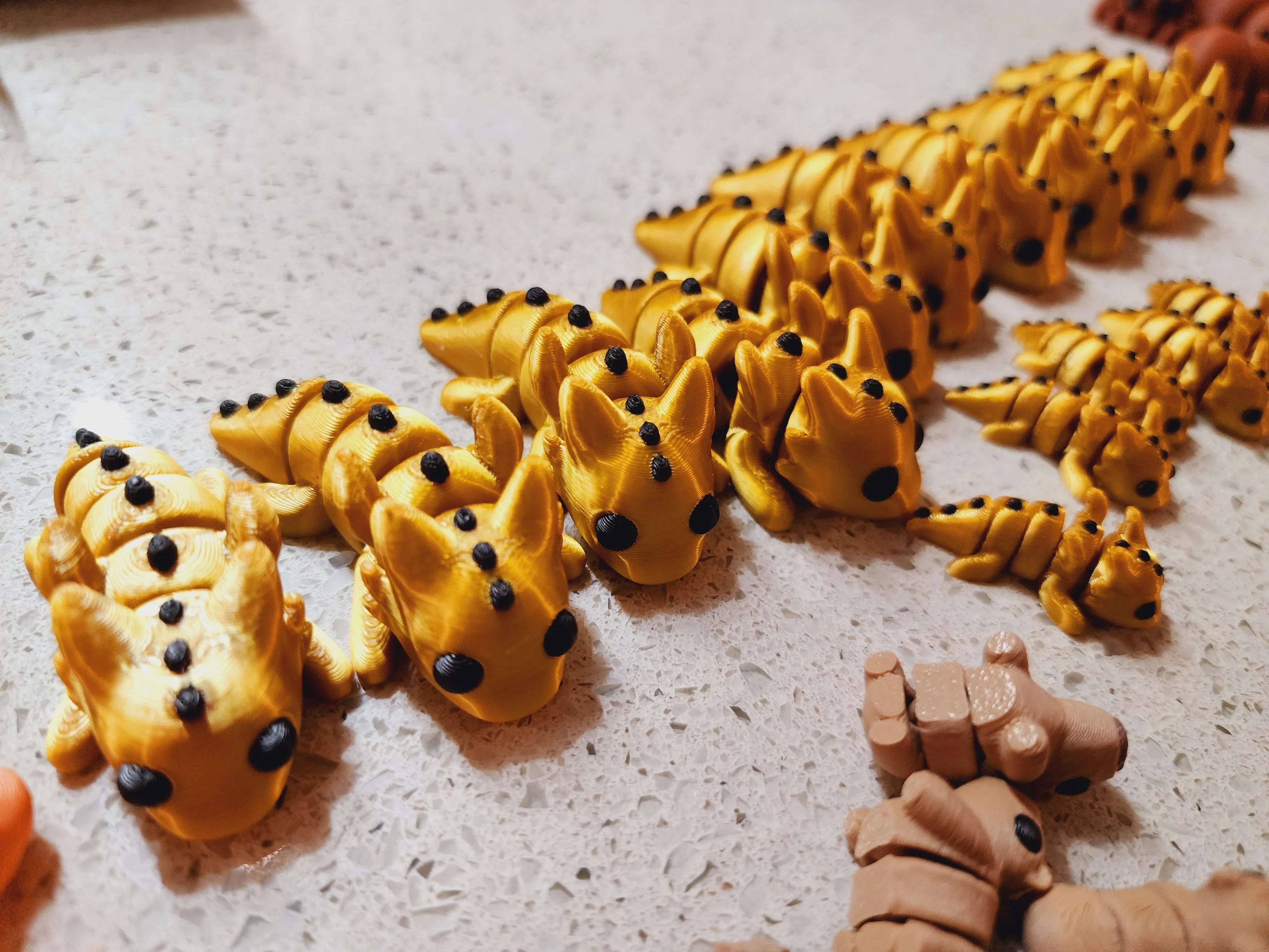 Articulated 3D Printed Fidget Toy - Animal Mini's