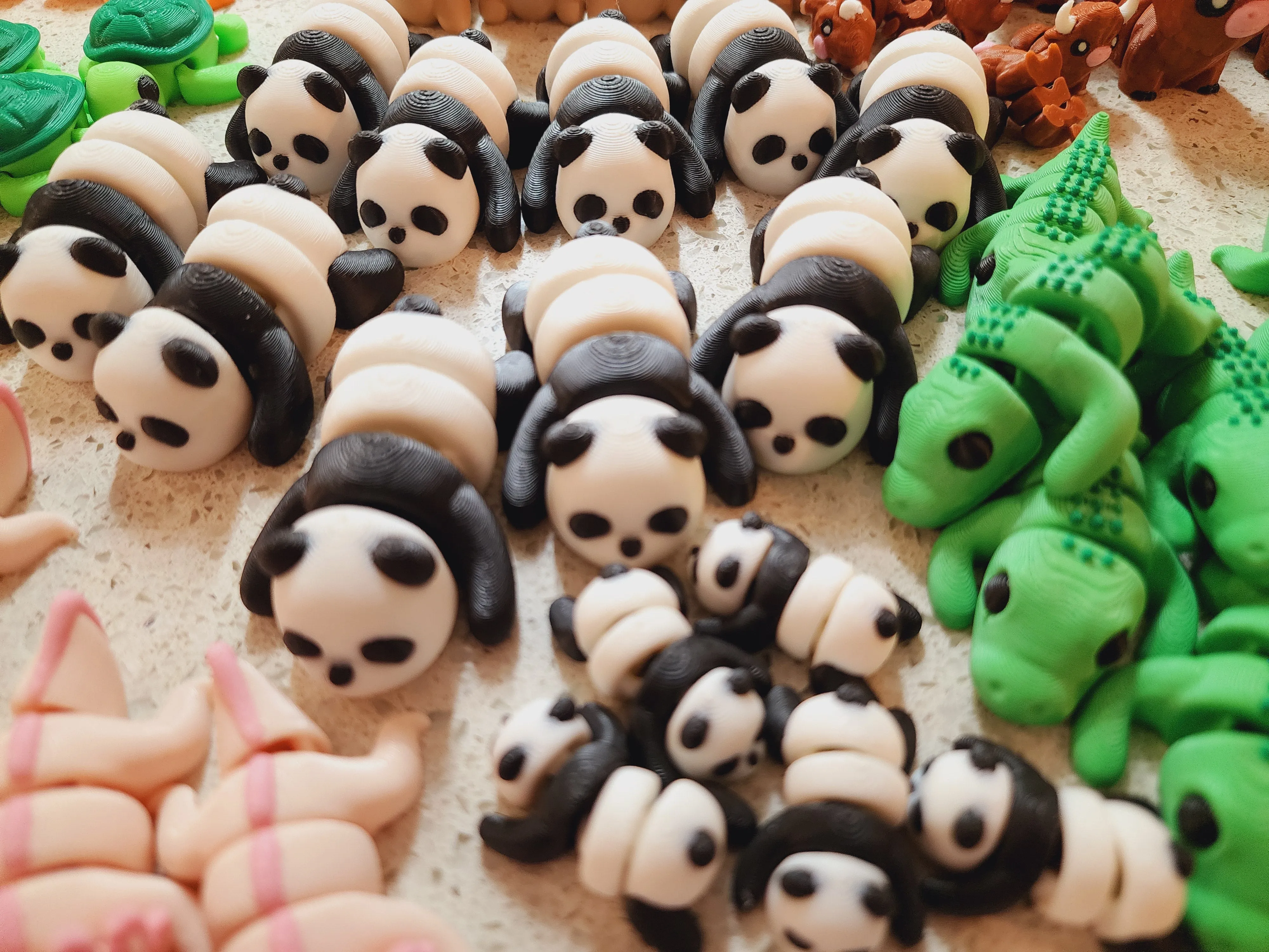 Articulated 3D Printed Fidget Toy - Animal Mini's