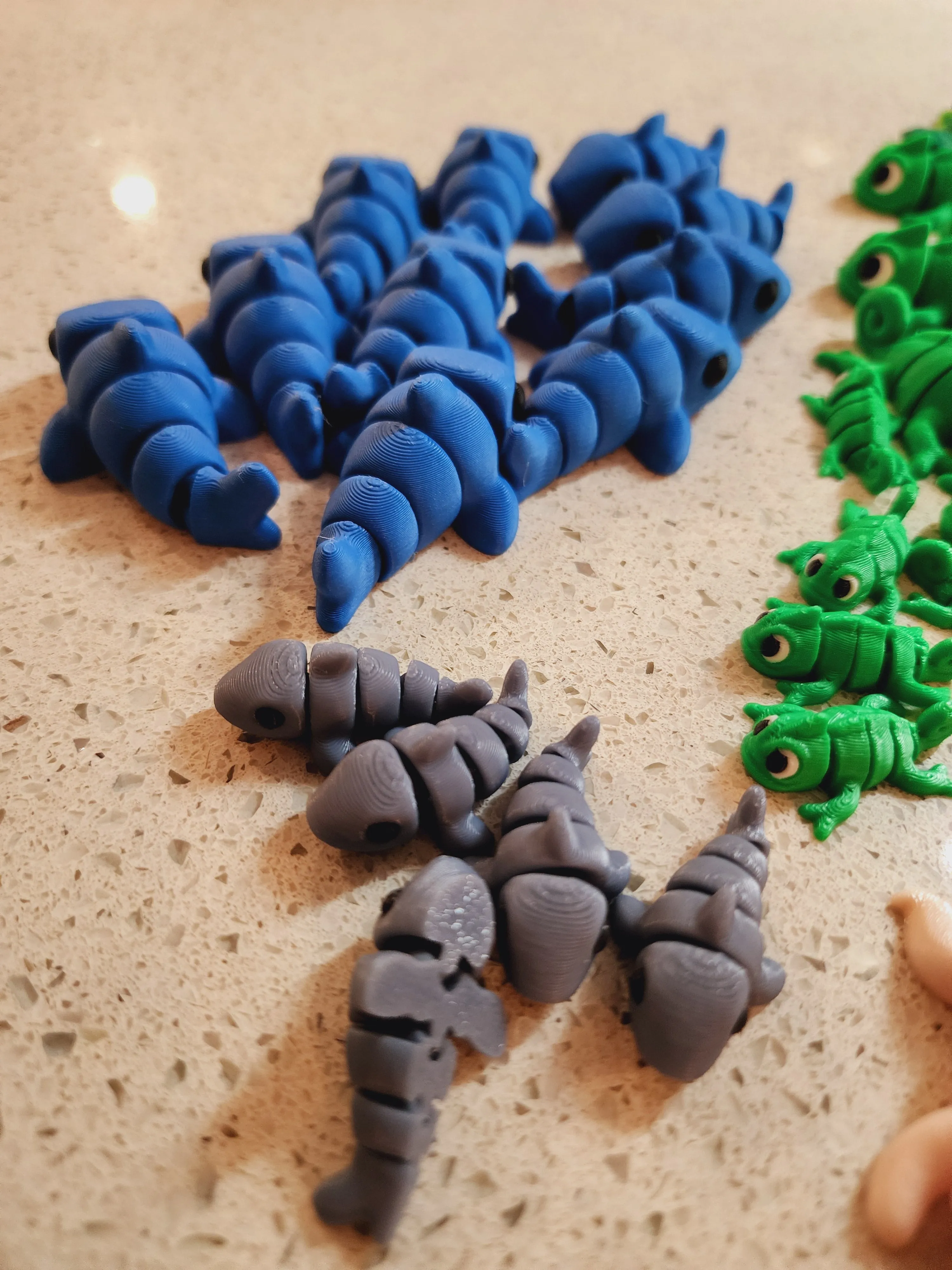 Articulated 3D Printed Fidget Toy - Animal Mini's
