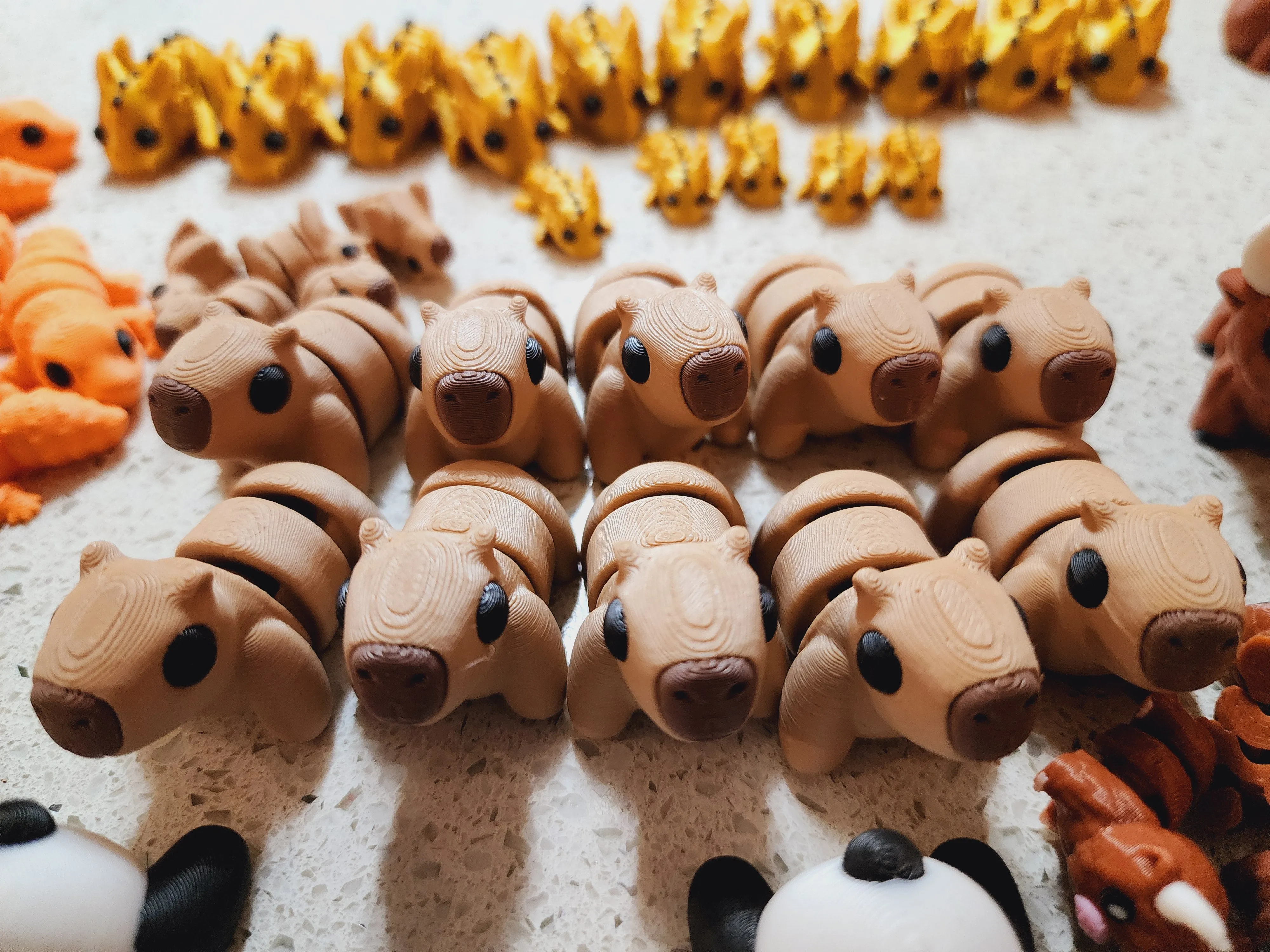 Articulated 3D Printed Fidget Toy - Animal Mini's