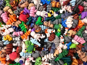 Articulated 3D Printed Fidget Toy - Animal Mini's