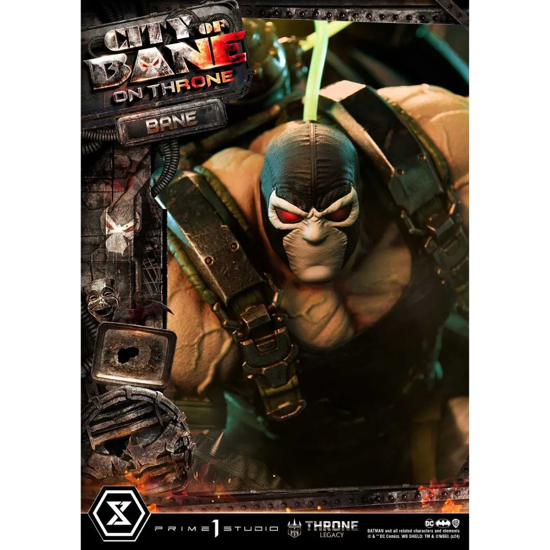 Batman (Comics) City of Bane Bane on Throne Statue (Concept design by Carlos D'Anda) by Prime1 Studios