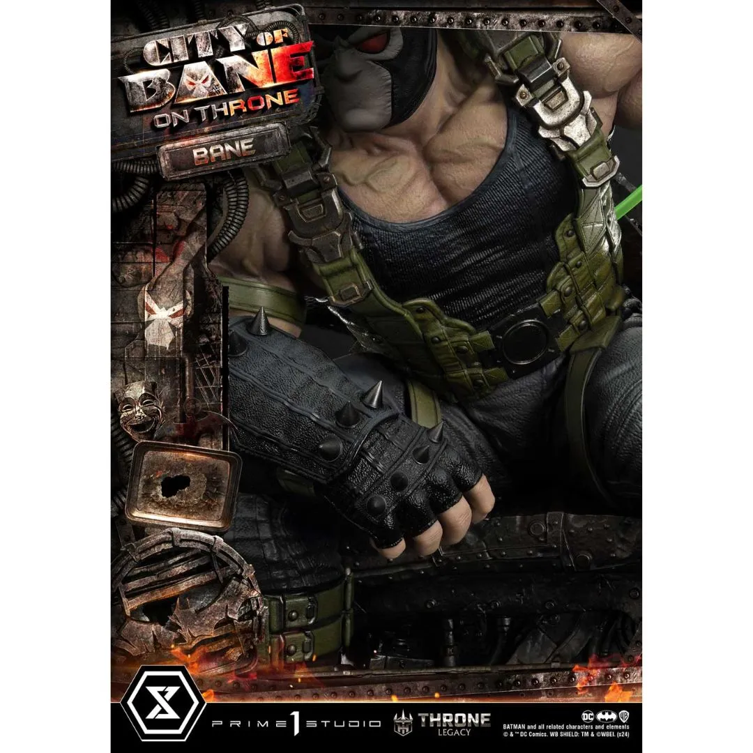 Batman (Comics) City of Bane Bane on Throne Statue (Concept design by Carlos D'Anda) by Prime1 Studios