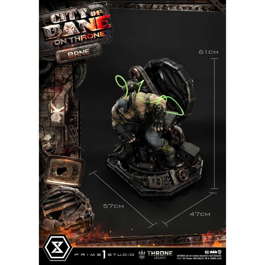 Batman (Comics) City of Bane Bane on Throne Statue (Concept design by Carlos D'Anda) by Prime1 Studios