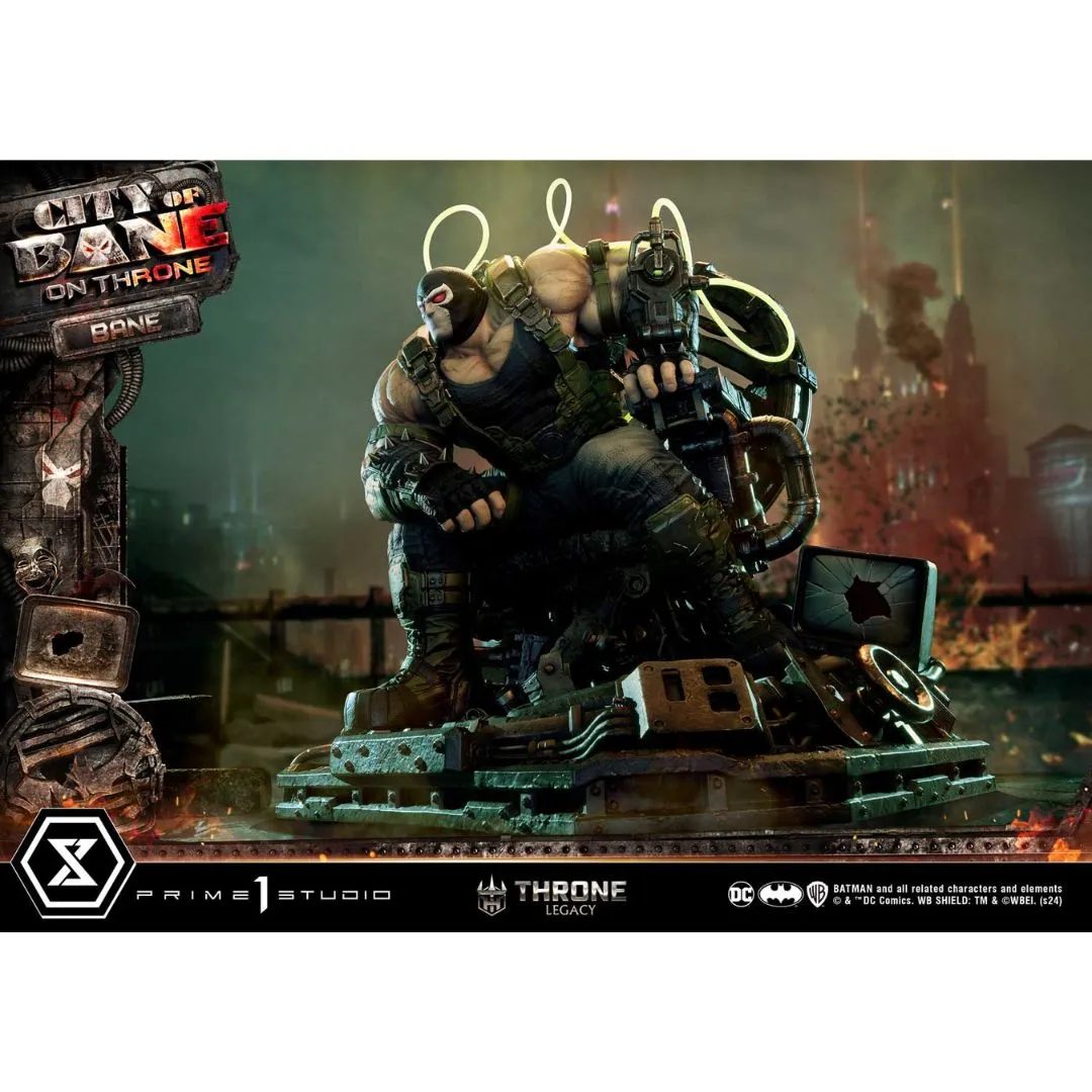 Batman (Comics) City of Bane Bane on Throne Statue (Concept design by Carlos D'Anda) by Prime1 Studios