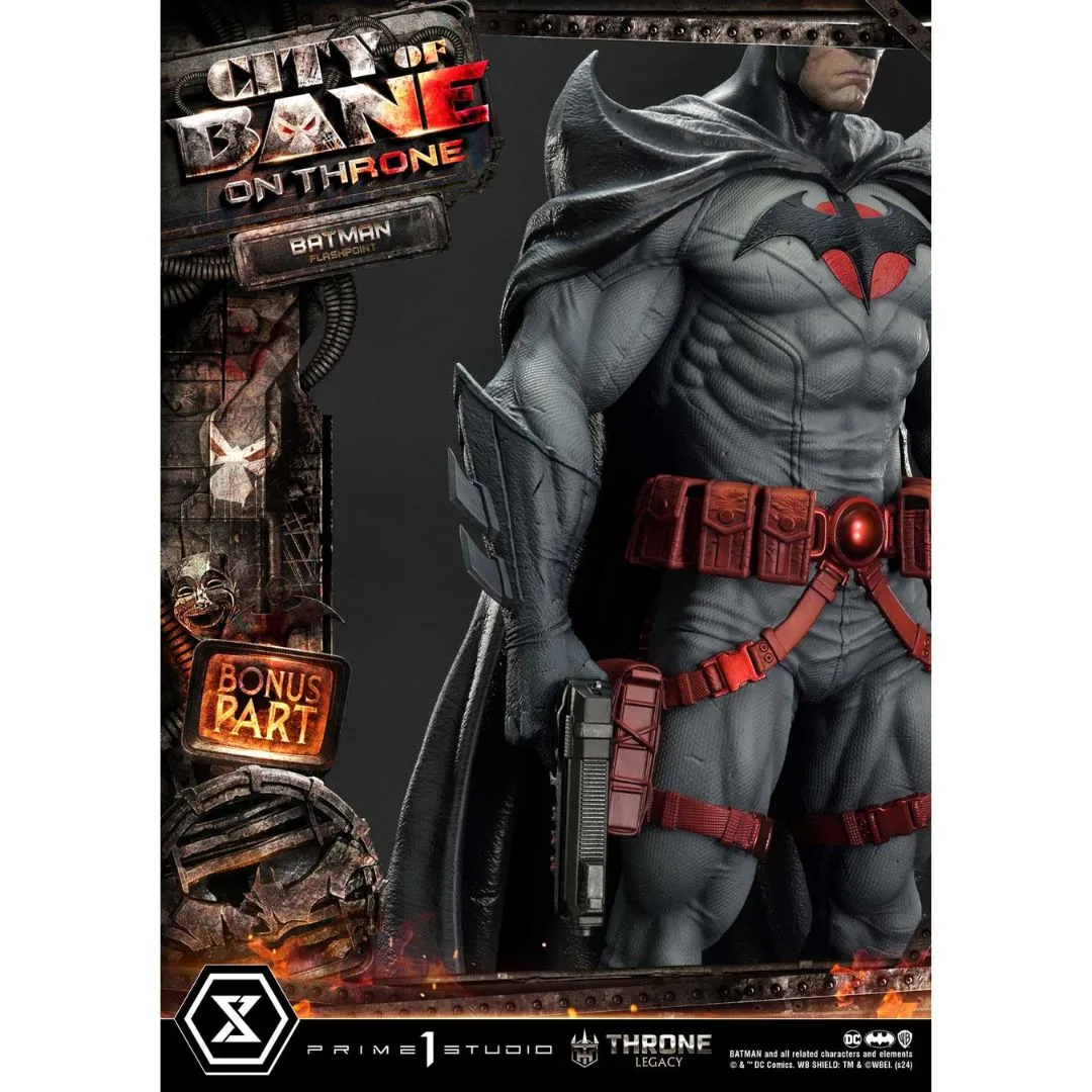 Batman (Comics) City of Bane Flashpoint Batman Statue (Concept design by Carlos D'Anda) Bonus Version by Prime1 Studios
