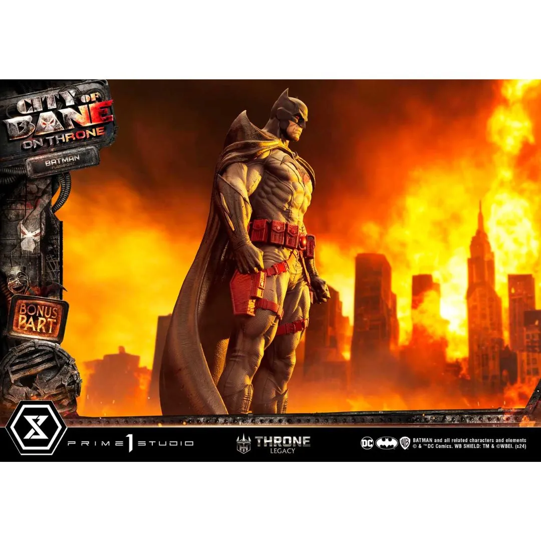 Batman (Comics) City of Bane Flashpoint Batman Statue (Concept design by Carlos D'Anda) Bonus Version by Prime1 Studios