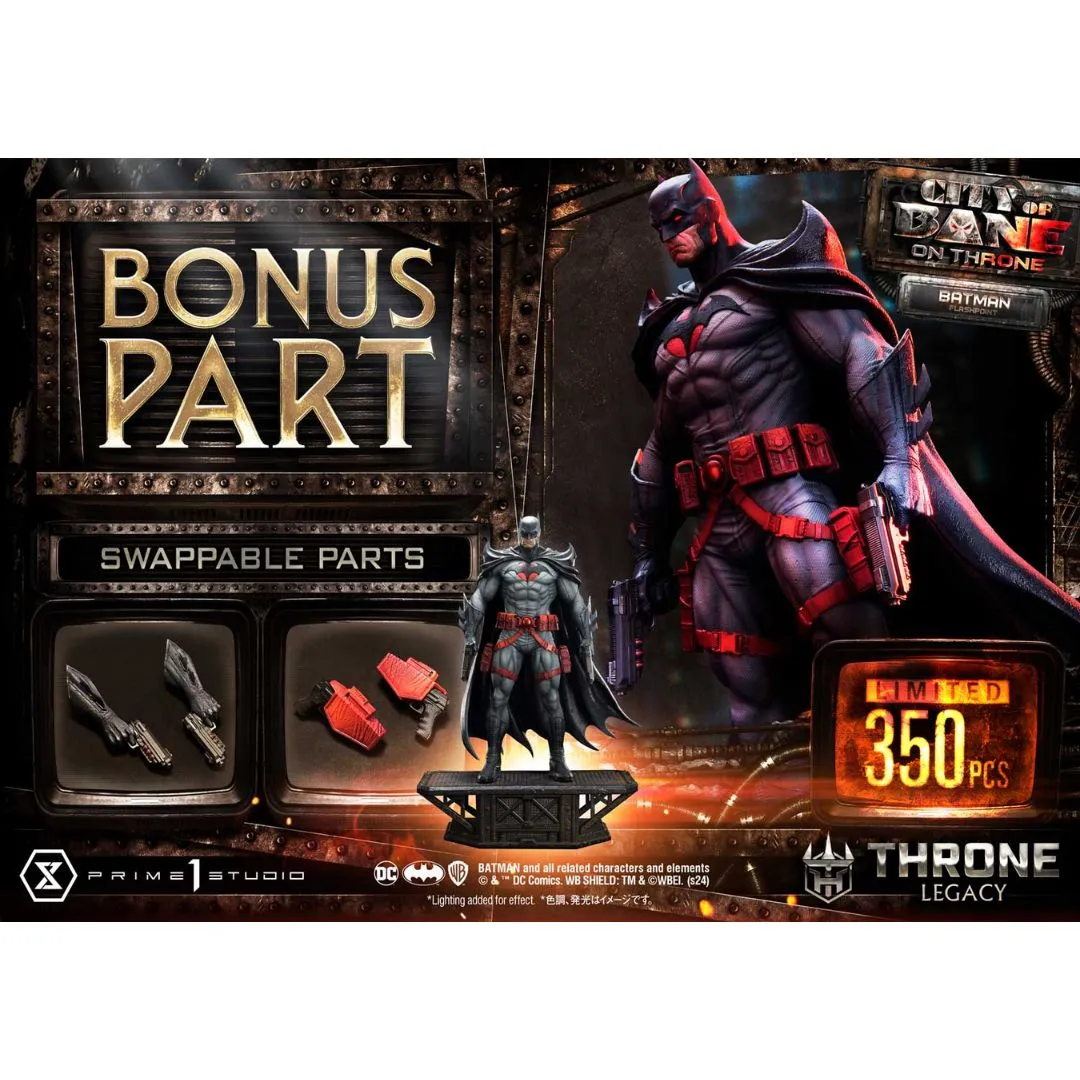 Batman (Comics) City of Bane Flashpoint Batman Statue (Concept design by Carlos D'Anda) Bonus Version by Prime1 Studios