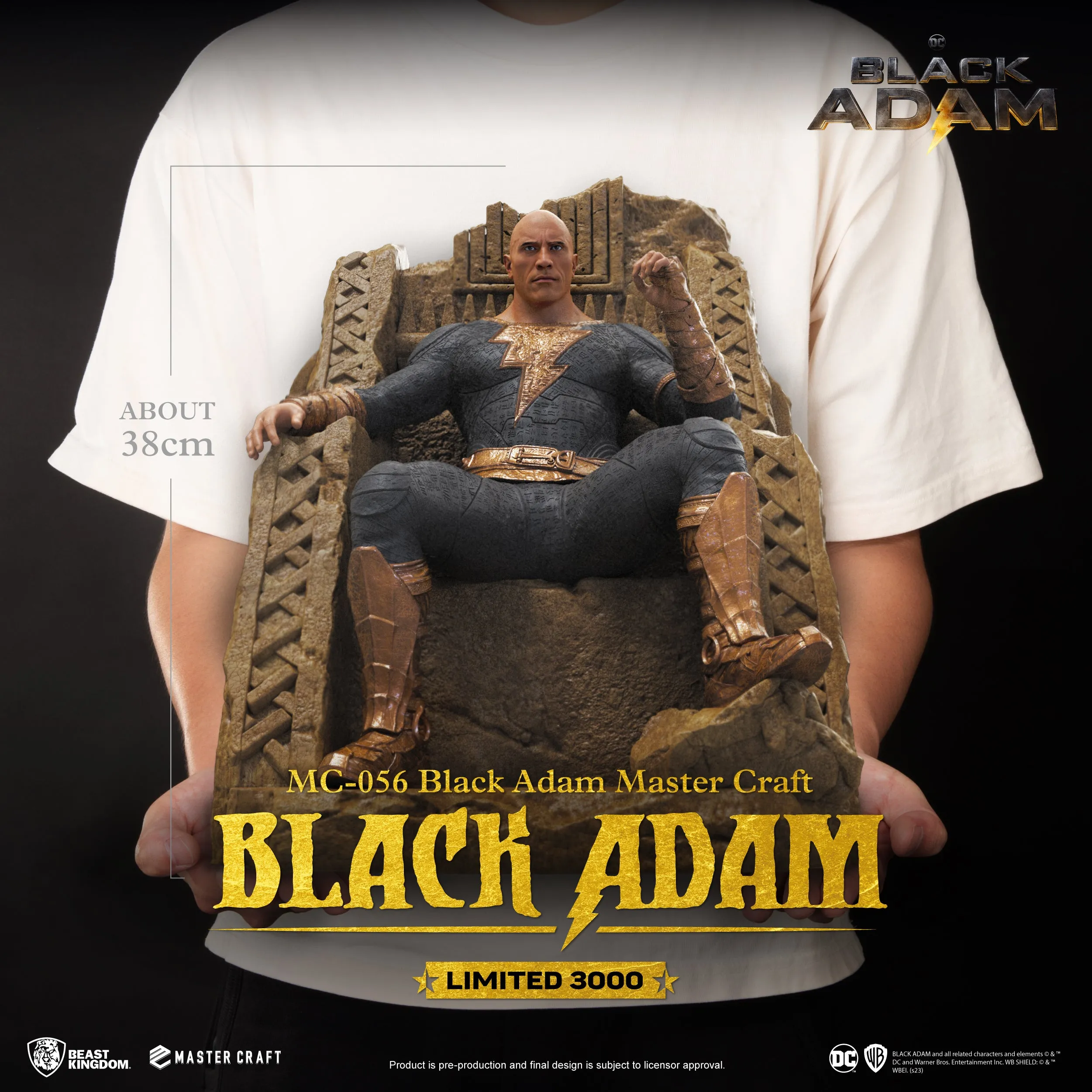 Beast Kingdom MC-056 DC Black Adam 1:4 Scale Master Craft Figure Statue