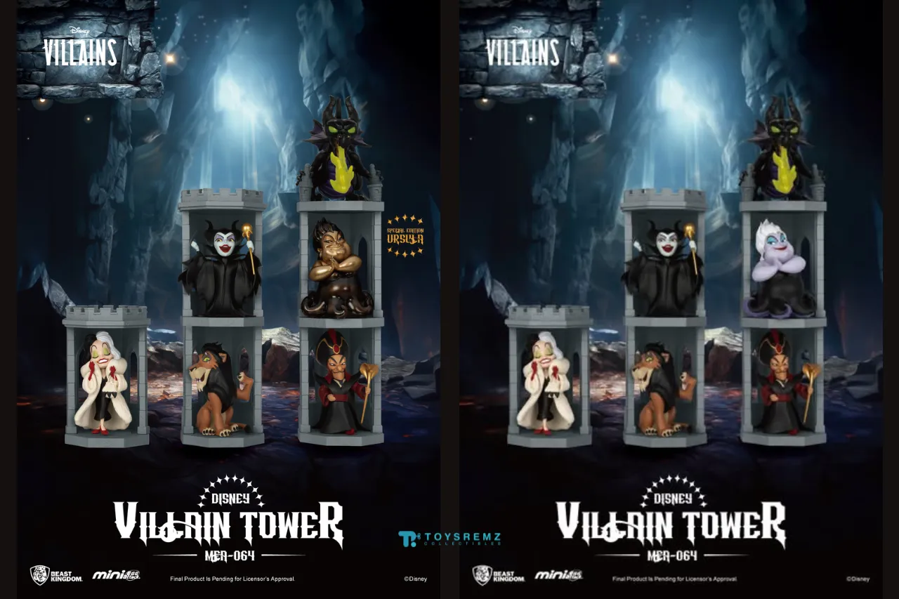Disney Villain Tower Series Blind Box Set (6PCS)