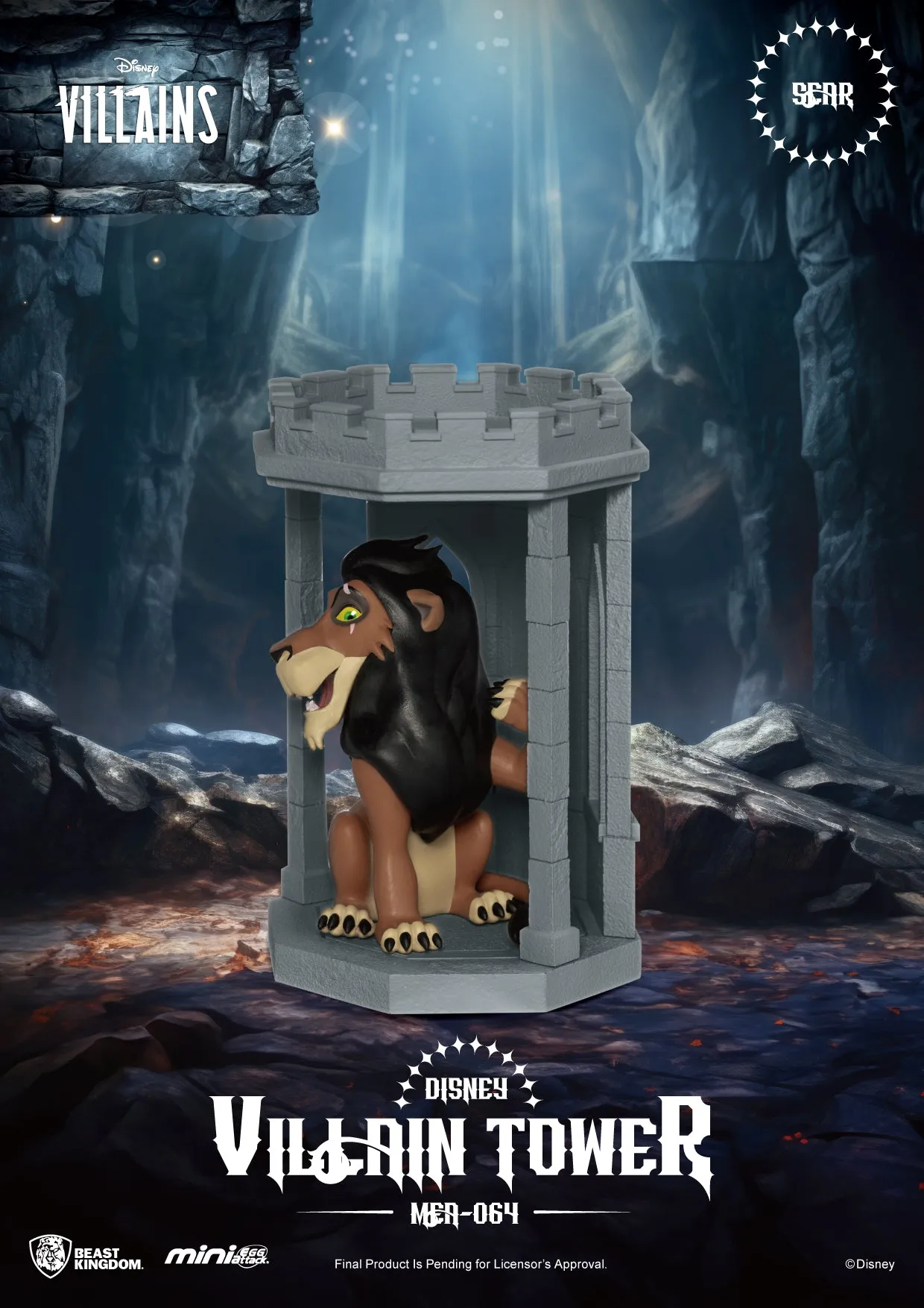 Disney Villain Tower Series Blind Box Set (6PCS)