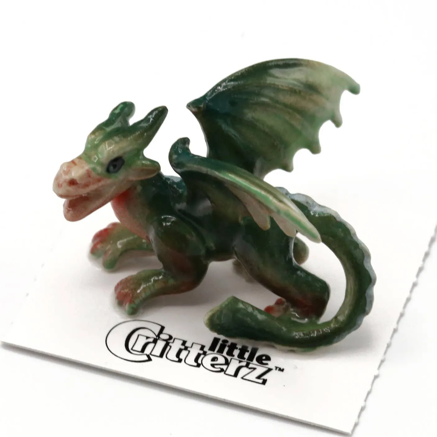 Draco Western Dragon | Porcelain Miniature