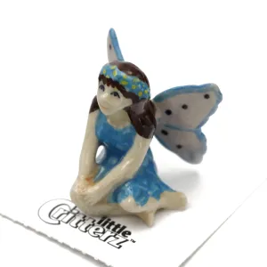 Fantasy - Tiny Fairy  "Blossom" - miniature porcelain figurine