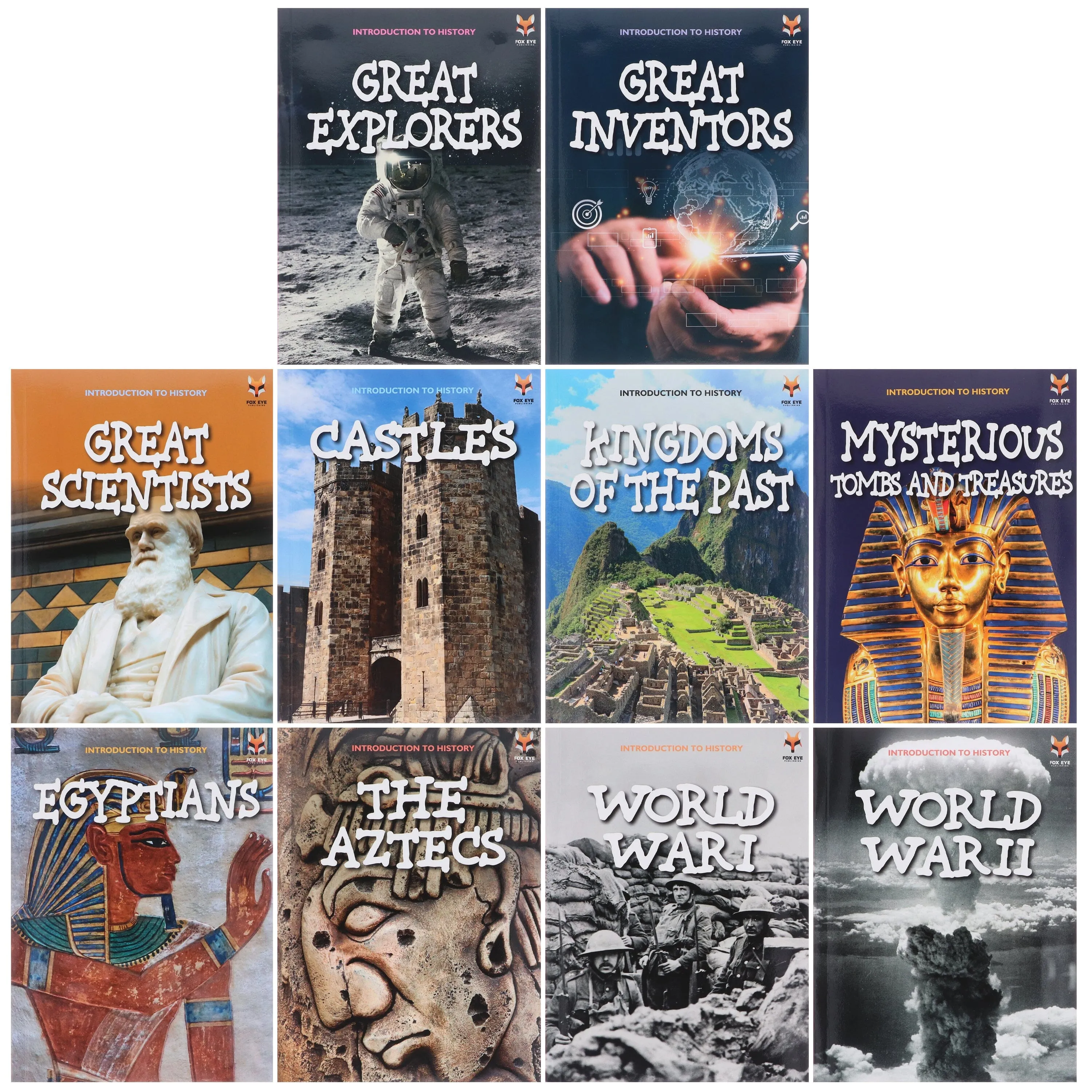 Introduction to History for Beginners Collection (Series 1 & 2): illustrated 20 Books Set - Ages 7  - Paperback