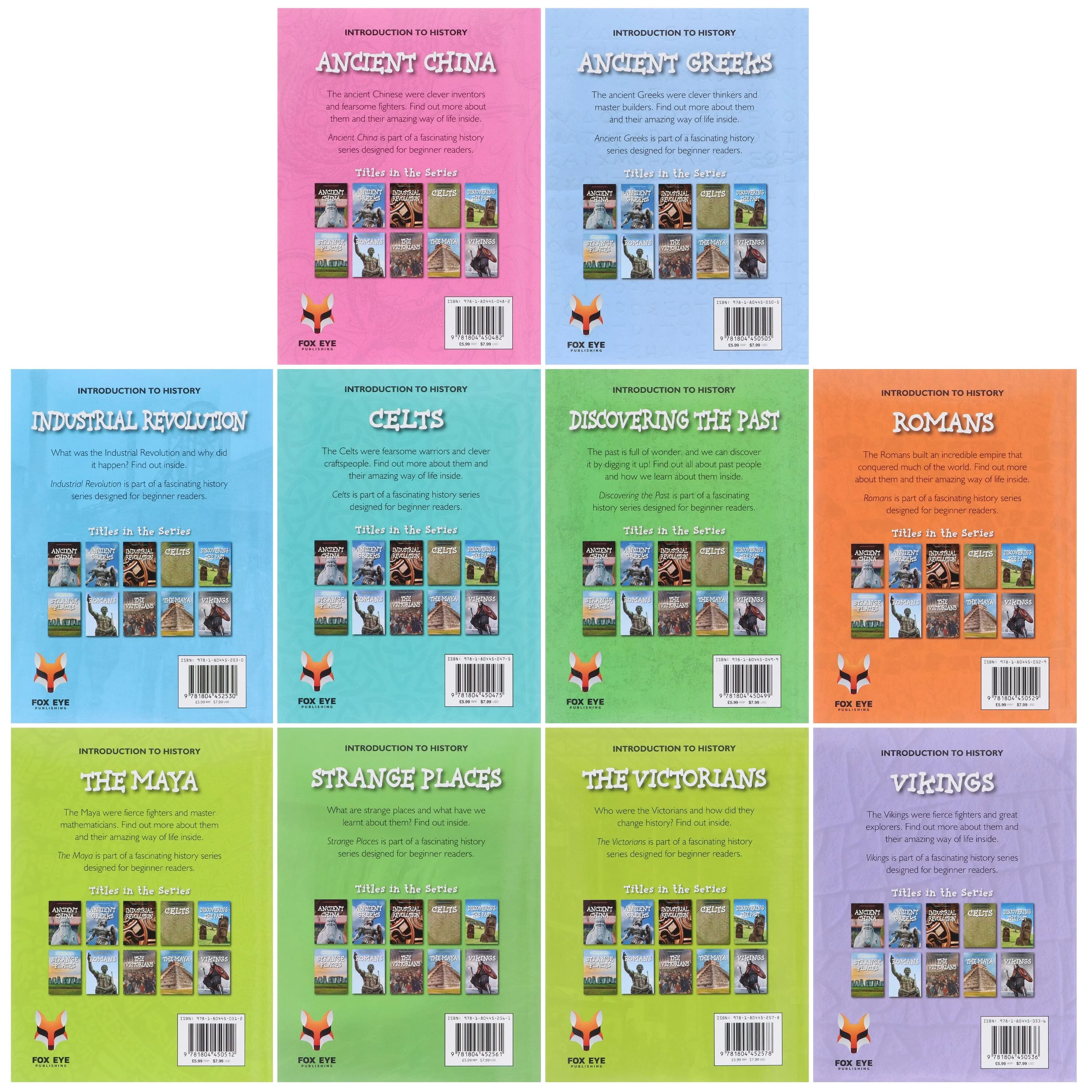 Introduction to History for Beginners Collection (Series 1 & 2): illustrated 20 Books Set - Ages 7  - Paperback