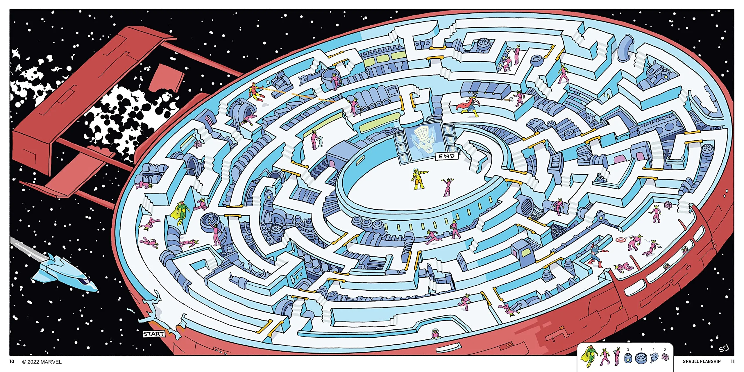 Marvel Mazes Novelty Book