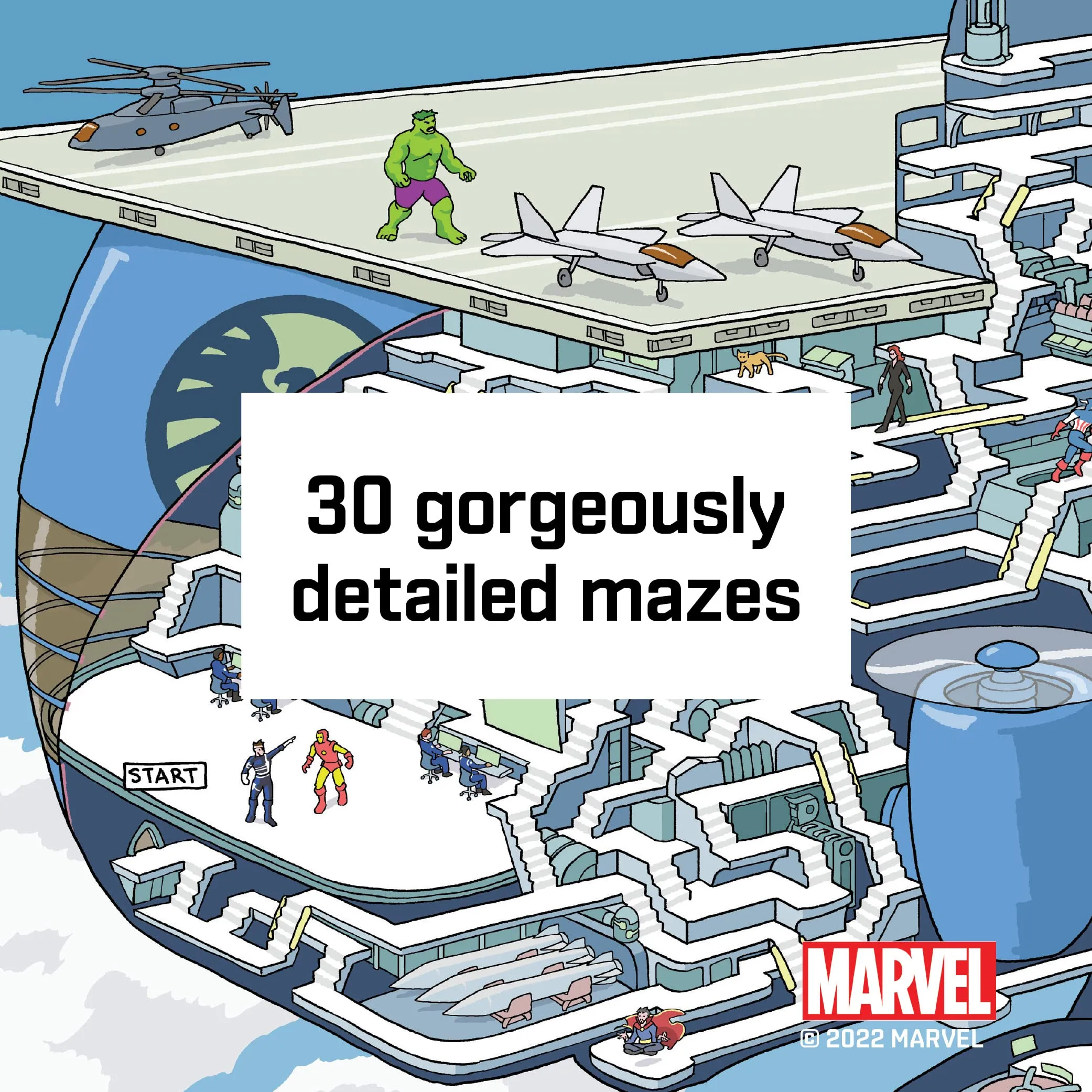 Marvel Mazes Novelty Book