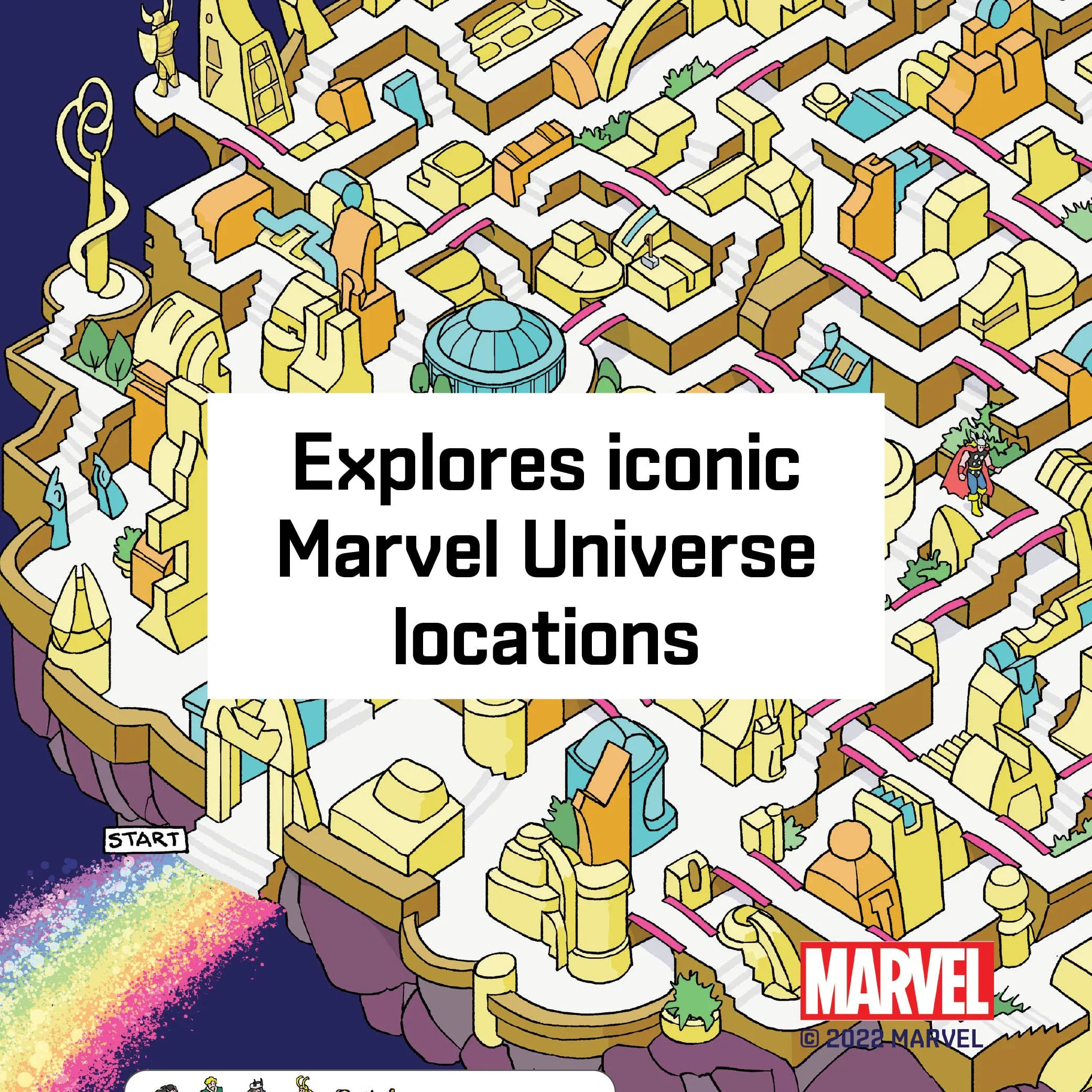 Marvel Mazes Novelty Book
