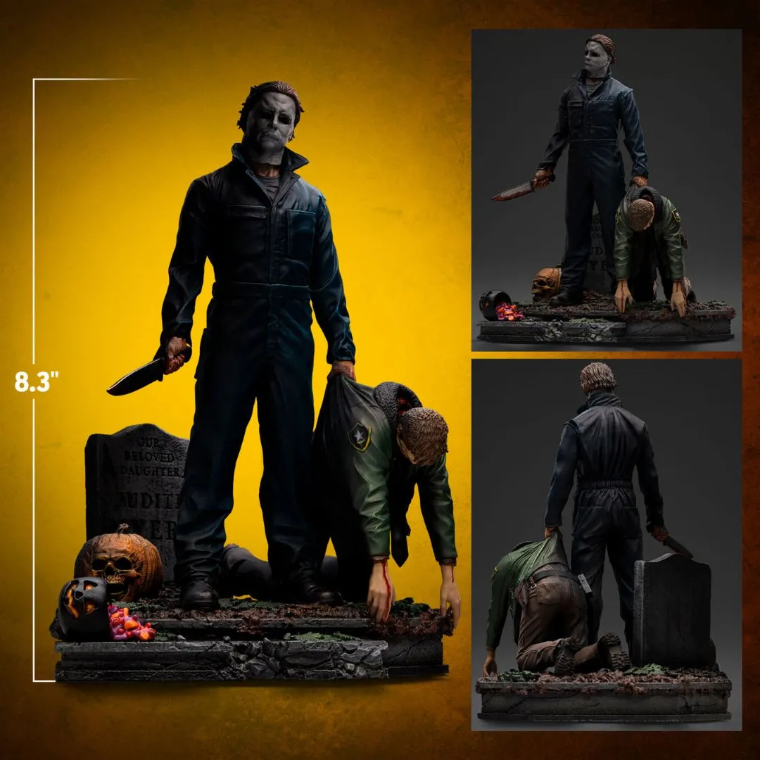 Michael Myers Deluxe - Halloween  Statue By Iron Studios