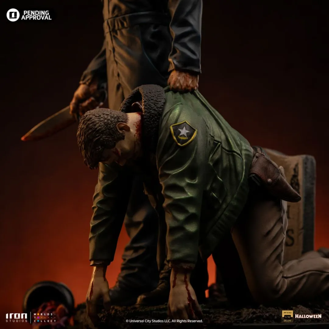 Michael Myers Deluxe - Halloween  Statue By Iron Studios