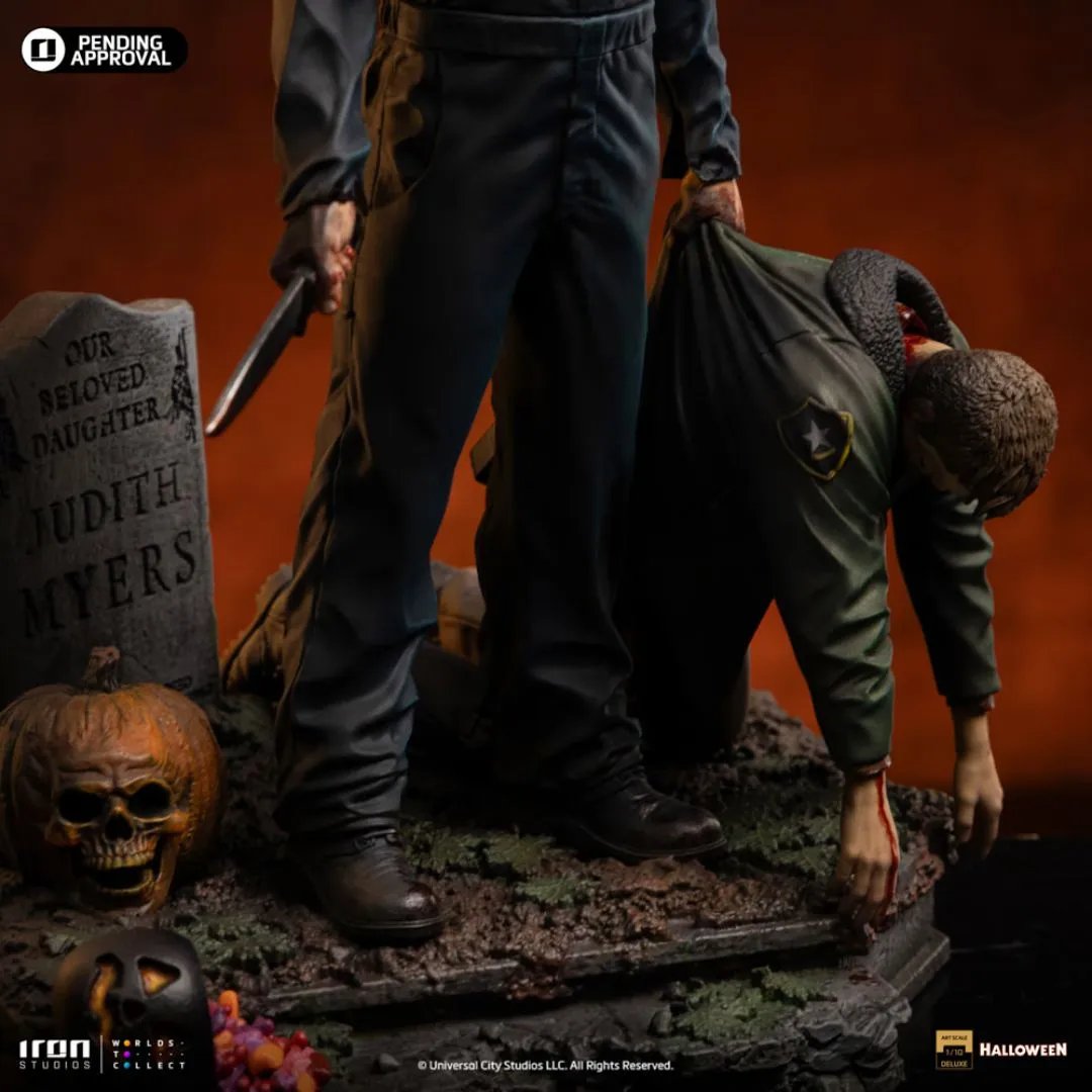 Michael Myers Deluxe - Halloween  Statue By Iron Studios