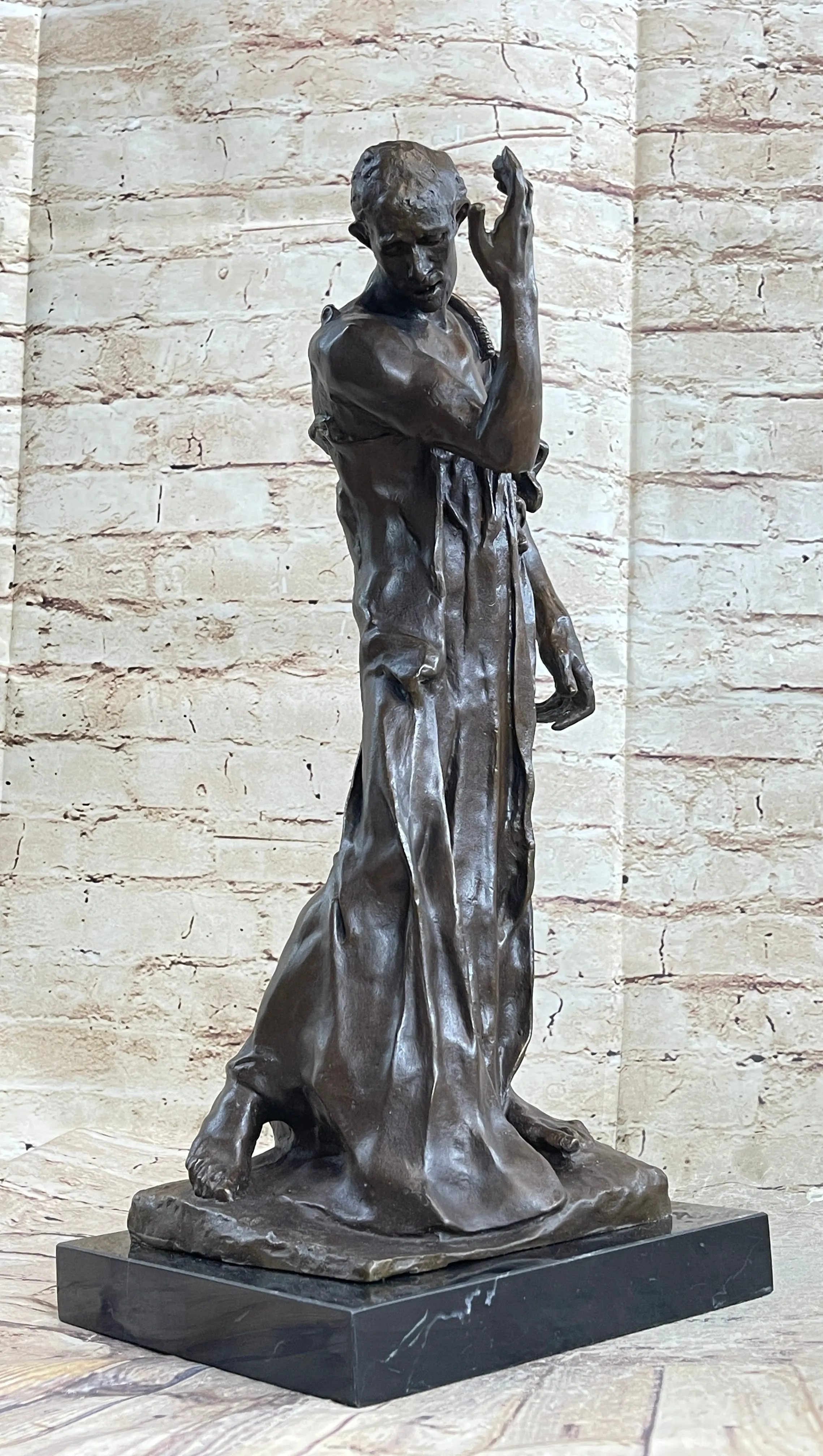 Pierre de Wissant Burghers of Calais Bronze Statue Sculpture by Auguste Rodin