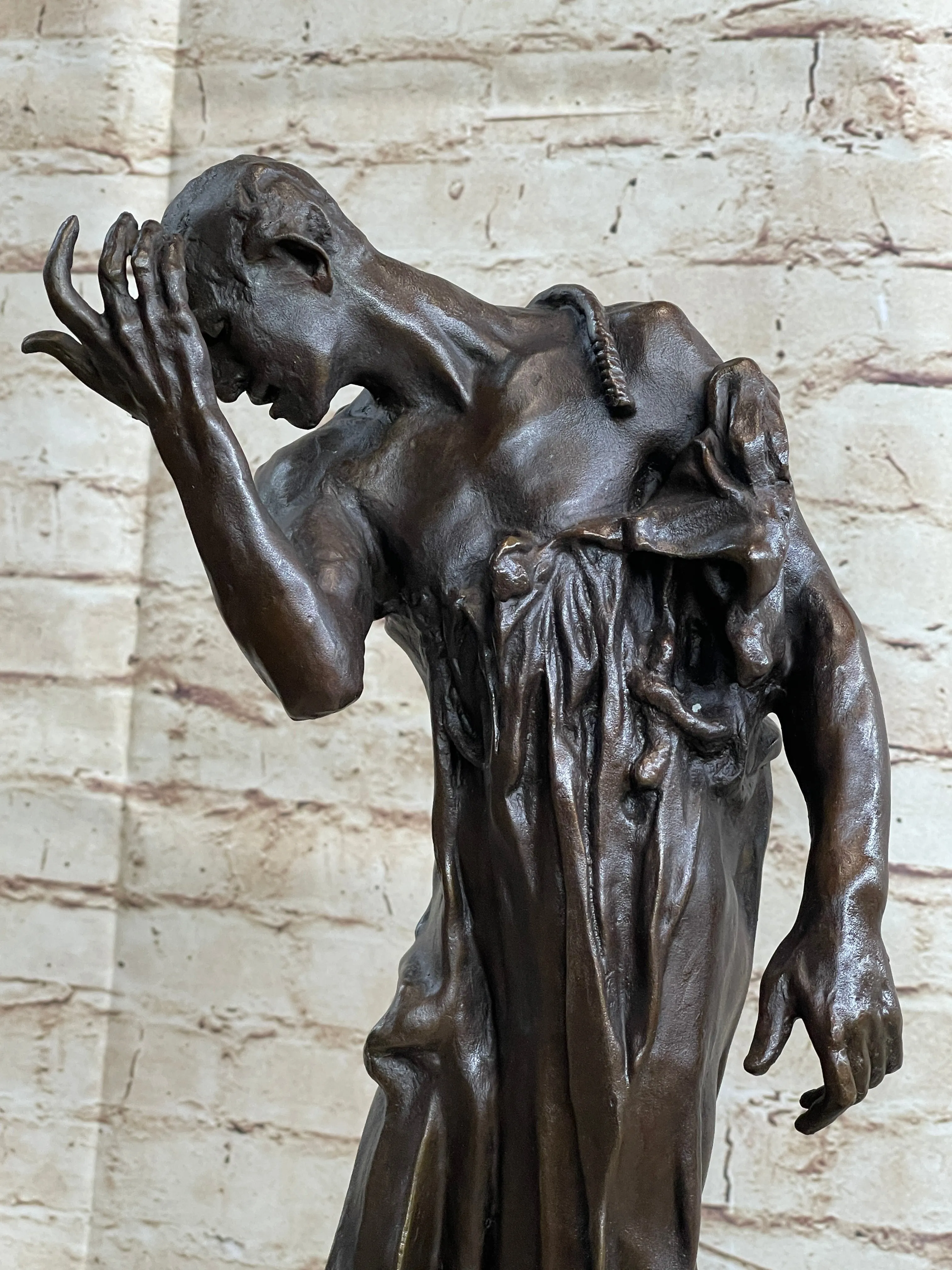 Pierre de Wissant Burghers of Calais Bronze Statue Sculpture by Auguste Rodin