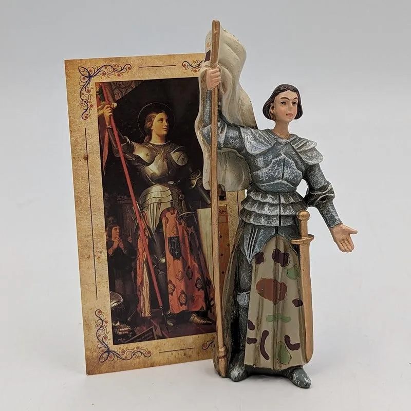 Polyresin St. Joan Of Arc Statue Figurine "Protector Of Heroic Causes"