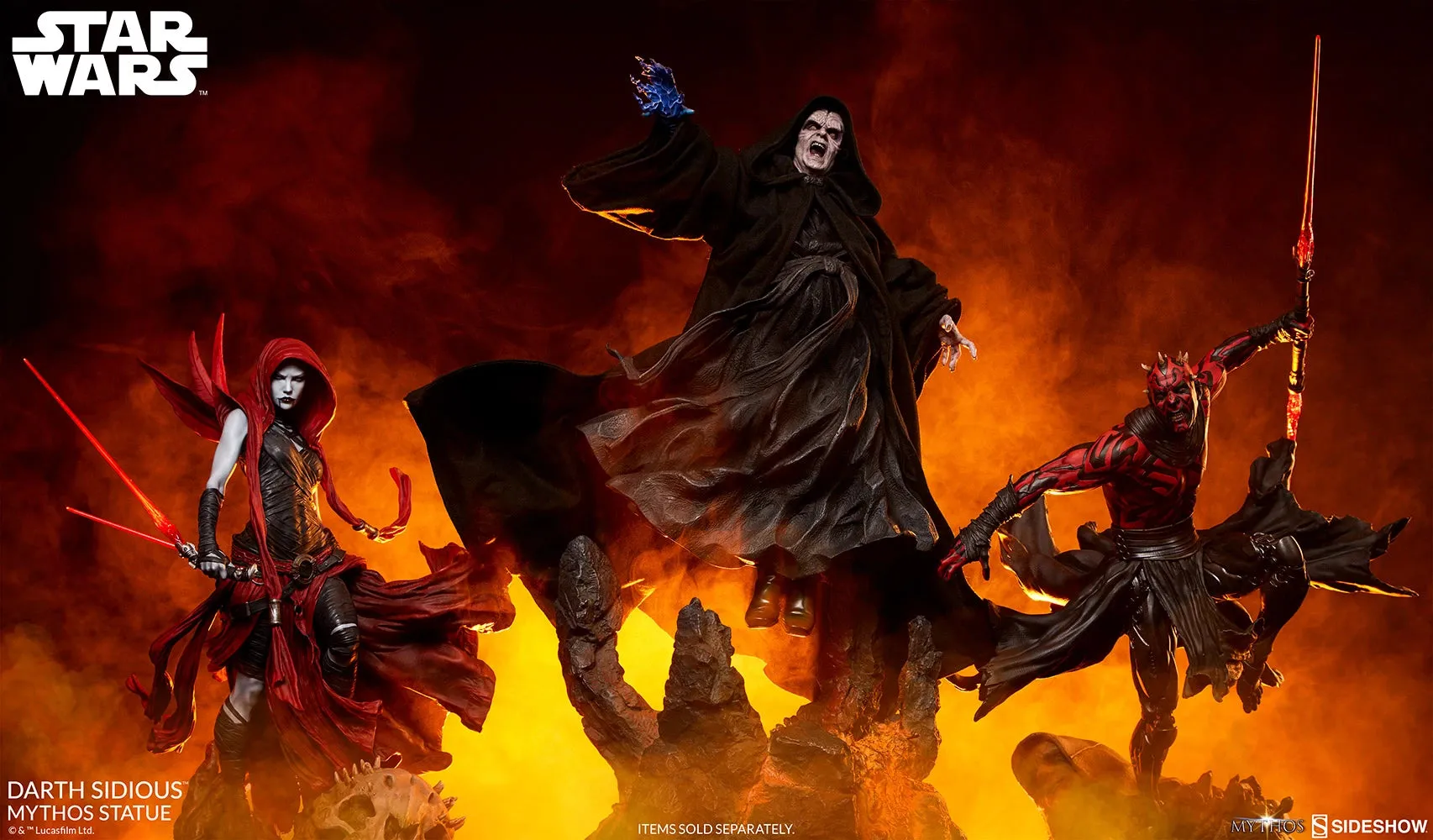 SIDESHOW DARTH SIDIOUS MYTHOS 300707