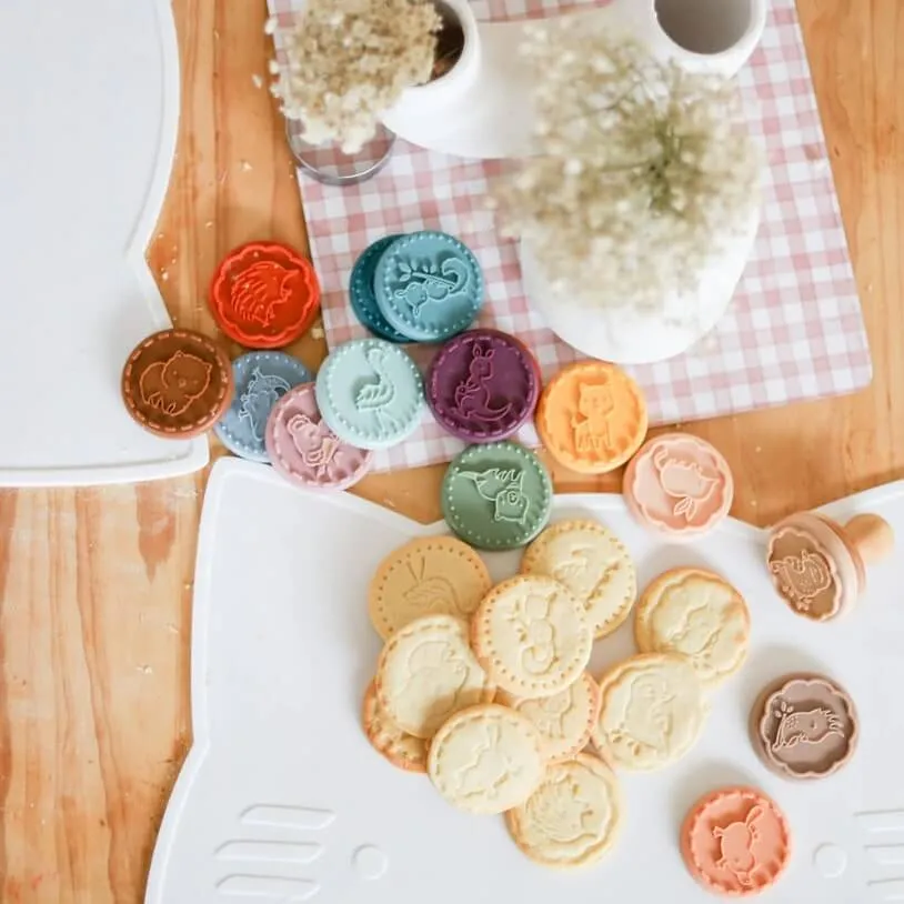 Stampies - Silicone Cookie Stamps - Animal Dough Stampers Set - Australiana