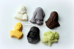 Star Wars Birthday Star Wars Party Star Wars Favor Star Wars Chocolate Candy Star Wars Cookies Star Wars Baby Gift May the Force Be With You