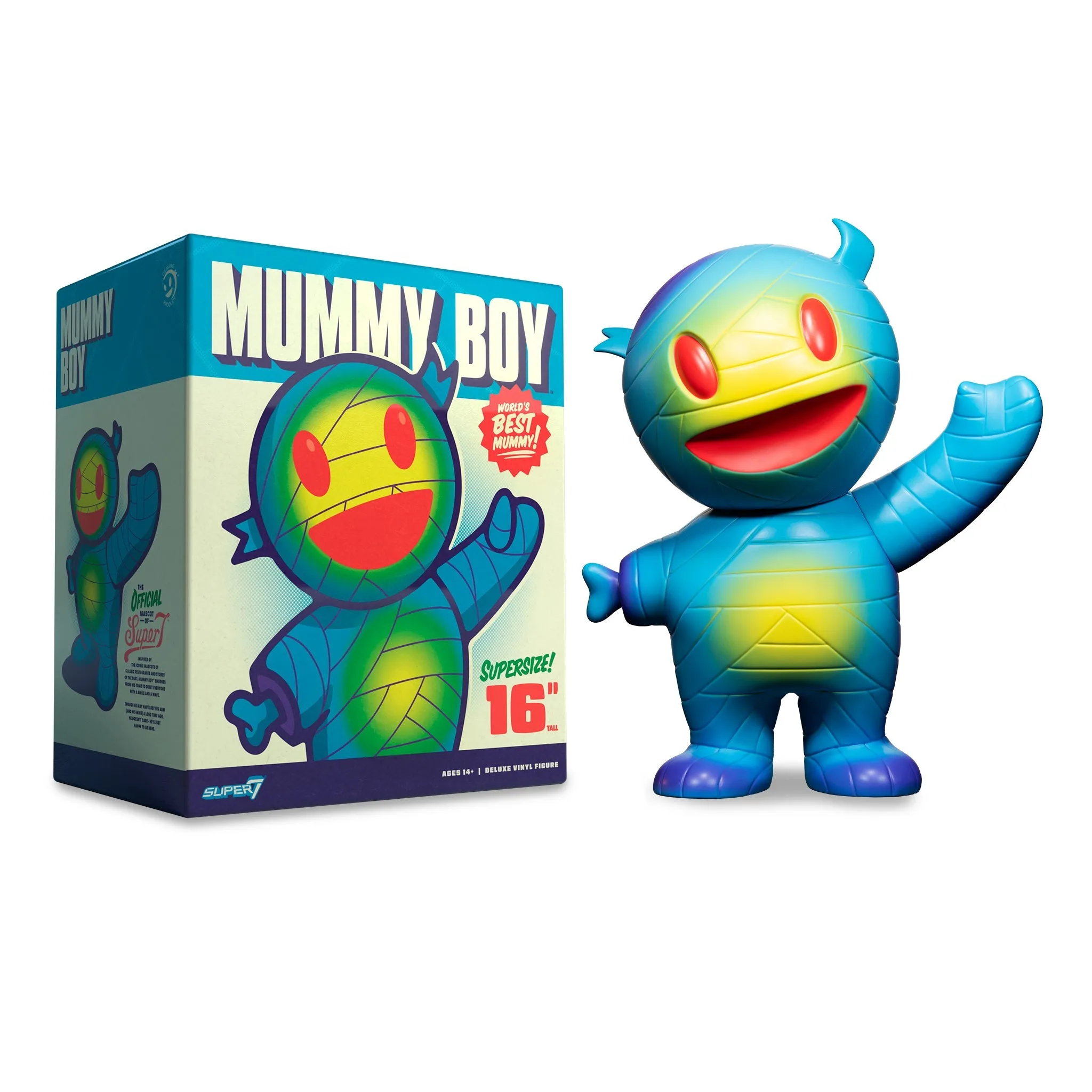Super7 Supersize - Mummy Boy (blue and yellow)