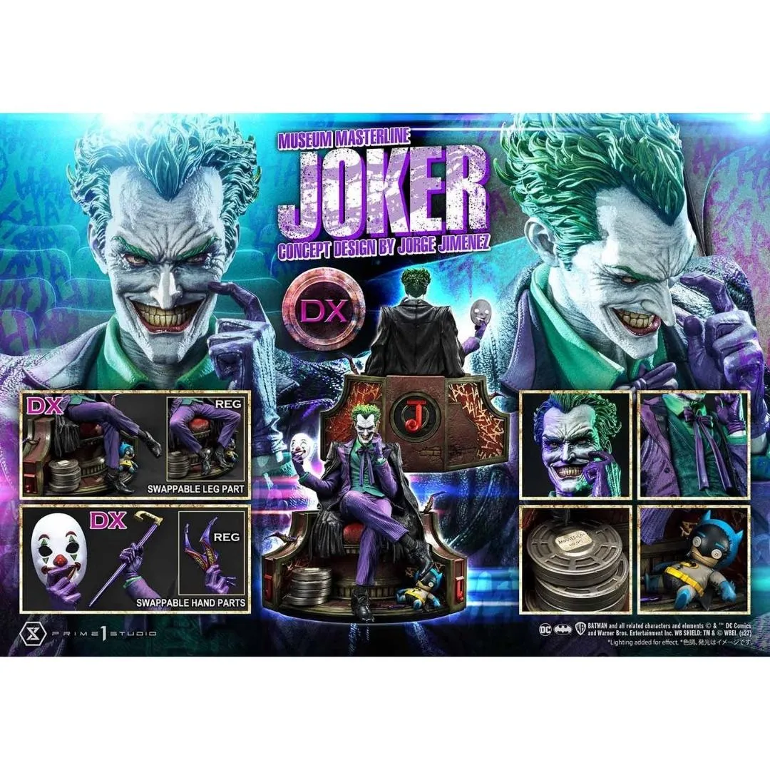 The Joker (Concept Design by Jorge Jimenez) DC Comics Deluxe Statue by Prime 1 Studios