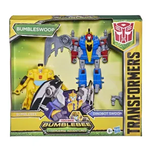 Transformers Bumblebee Cyberverse Adventures (Dinobots Unite) Dino Combiners Bumbleswoop Action Figure (F2733) LOW STOCK