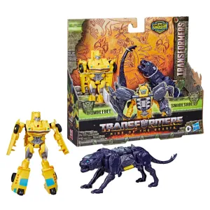 Transformers Rise Of The Beasts Beast Combiner 2-Pack Bumblebee & Snarlsaber
